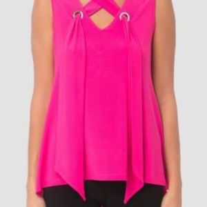Joseph Ribkoff Hot Pink Tunic Top
